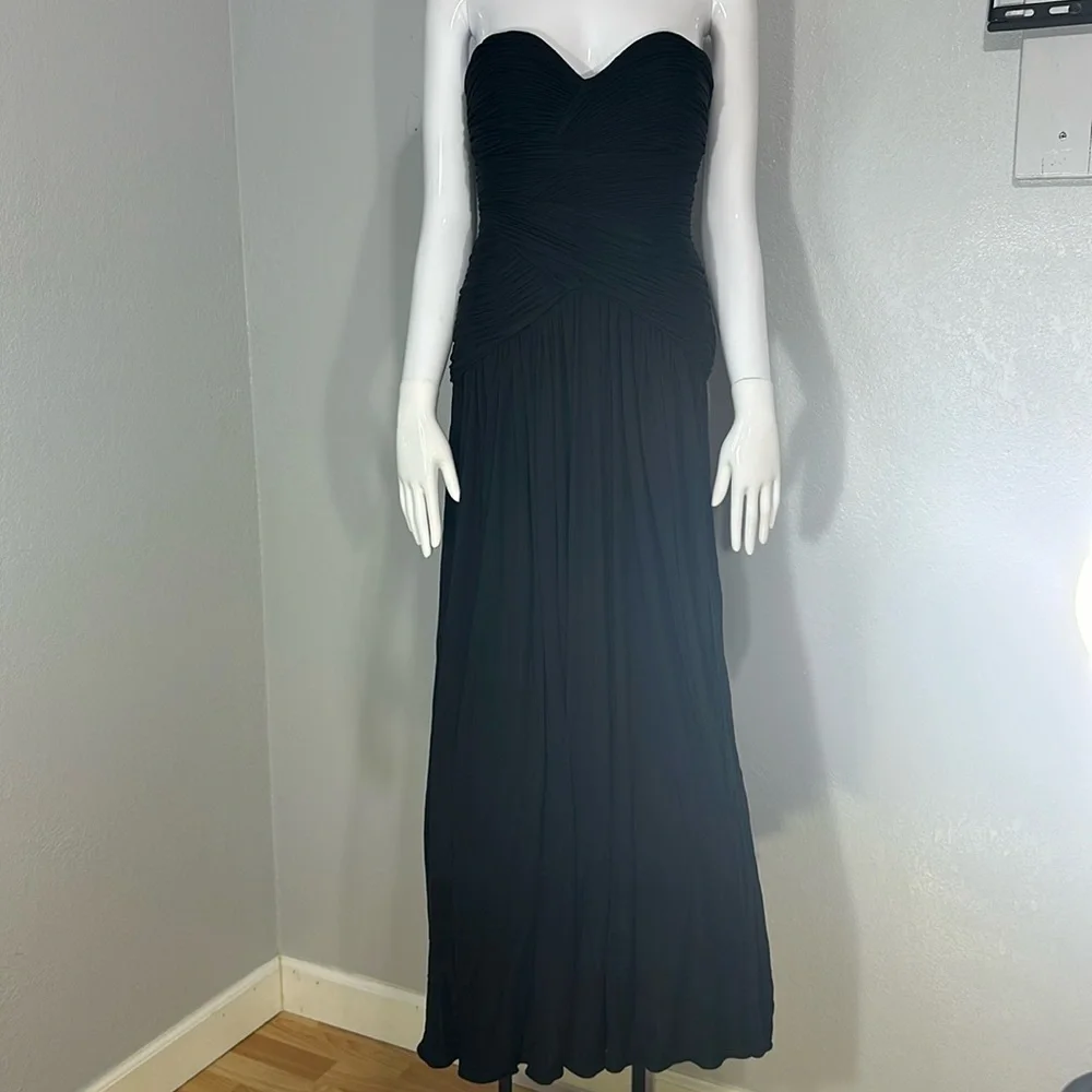 Vintage Oscar De La Renta Strapless Gown - Picture 2 of 11